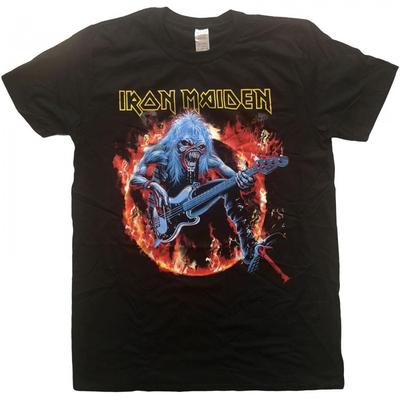 Iron Maiden Unisex Adult Fear Live Flames T-Shirt