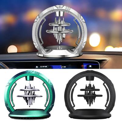 Car Scent Air Freshener Diffuser Perfume Solar Spin Creative Ornaments Interior Decoration Long-lasting Fragrance for Men Women