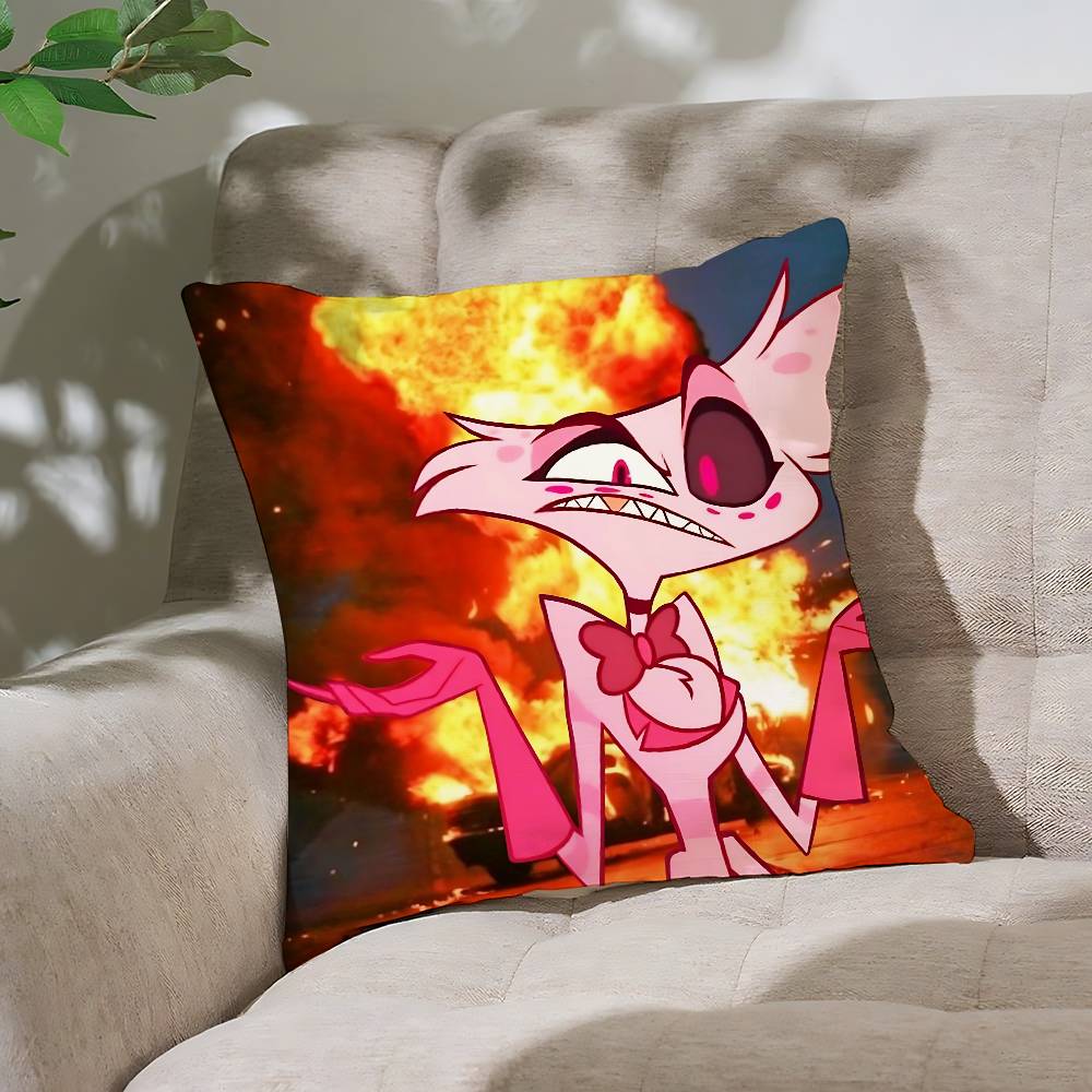 

CuteAangelDdustS Kawaii Customizable Square Pillowcases Stylish And Soft Perfect For Beds Cars And Sofas 40x40 cm