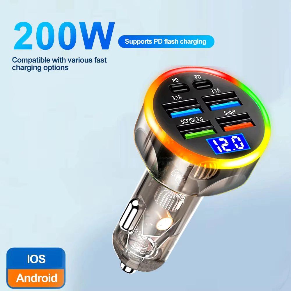 Dual USB Output Mobile Phone Car Charger Type C Car Charger Adapter Replacement Parts