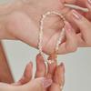 Hengsheng 5-6mm Baroque Freshwater Pearl Bracelet 16cm 18cm 20cm 4cm Extend Chain 925 Sterlinng Silver Pearl Bracelet for Women
