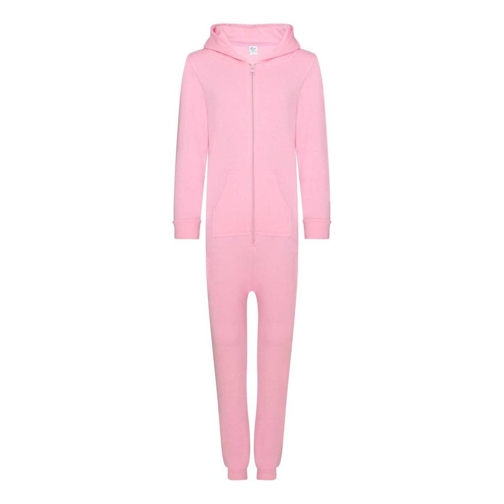 Comfy Co Childrens Unisex Plain All In One / Onesie