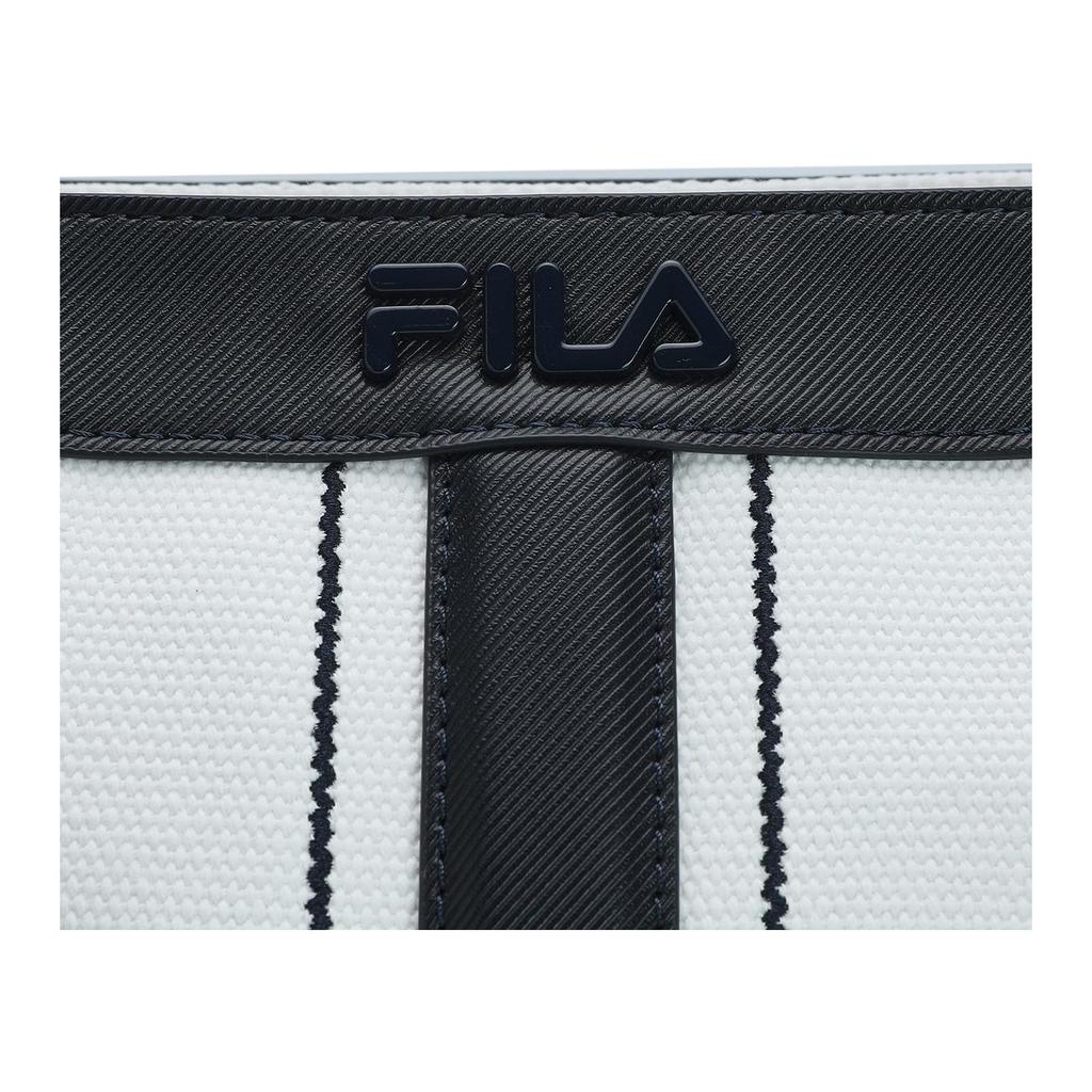 New FILA Fabric Tote Bag, Shopping Bag, Handbag Regular Women's White & Black F13W528161FNV