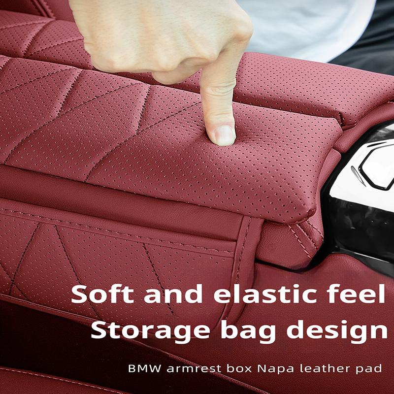 Suitable for BMW New 5 Series I5 G60  2025-2025 Armrest Pad I5 Central Heightening Protective Cover Car Interior Supplies