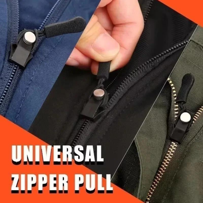 Zipper Universal Repairer for Replacing Metal Zippers, Backpack Accessories, Outerwear, Clothes, Tool Free, Detachable Zippers