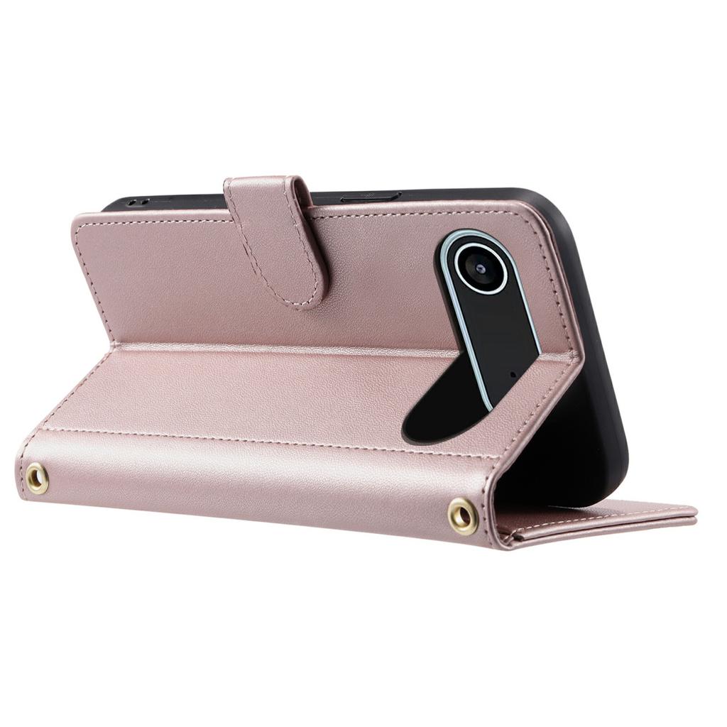 For iPhone 17 Air Case Wallet Rhombus Grid PU Leather Phone Cover