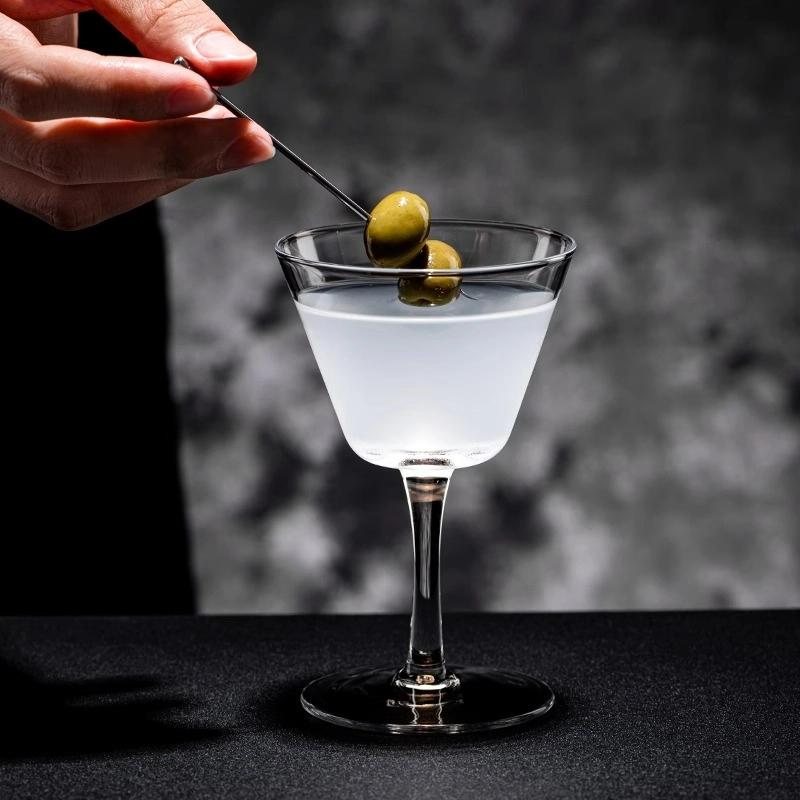 Verres à Martini à Large Ouverture Créatifs Tasse Style Japonais Verres à Cocktail Calice en Verre Coupe Spéciale Verres à Martini Outils de Cuisine