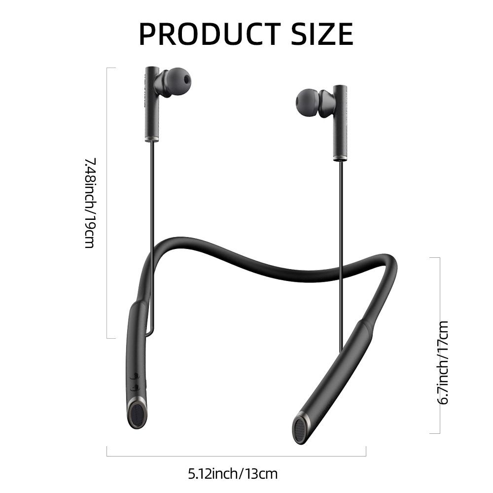Hanging neck Bluetooth earphones with hearing aid function accessory wireless noise reduction and sound amplification parts