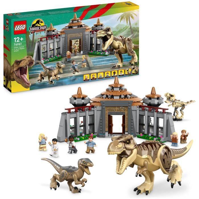 LEGO® Jurassic Park 76961 Das Besucherzentrum : Der Angriff des T. Rex und Velociraptor, Spielzeug
