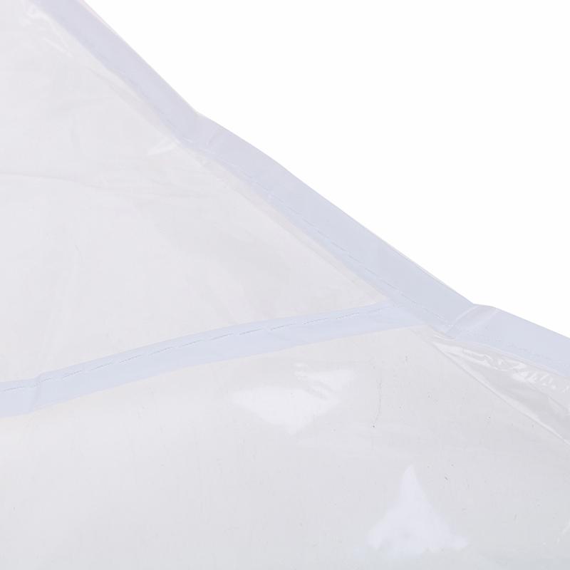 1Pcs Protect Hairstyle Rain Hat Plastic Bonnet For Women And Lady Clear