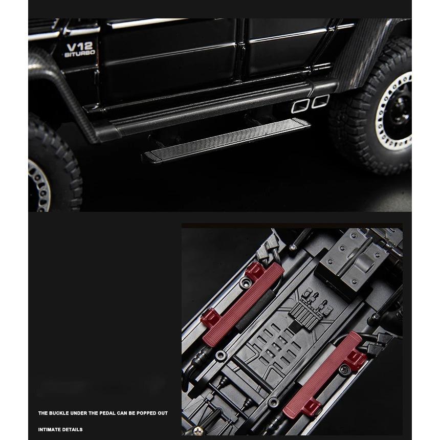1/20 Benz G63 6X6 OFF-ROAD Alloy Cast Toy Car Model Sound and Light Children's Toy Collectibles Birthday Gift