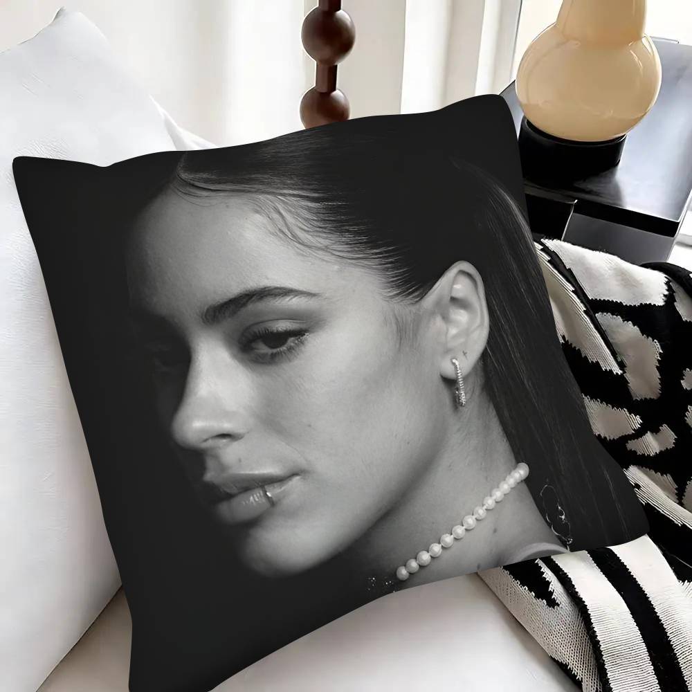 Singer Martina Stoessel TINI Pillow Case Fashion Square Pillowcase Bedroom Sofa Room Ins Decoration Leisure