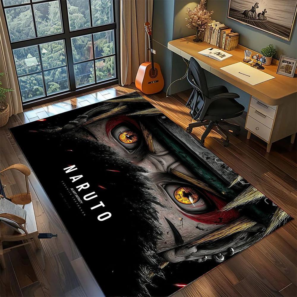 

Naruto Uzumaki Gamer Room Large Floor Mat, Non Slip Washable Area Carpet Rug Bedroom Home Stylish Decor.-TING 60x90cm