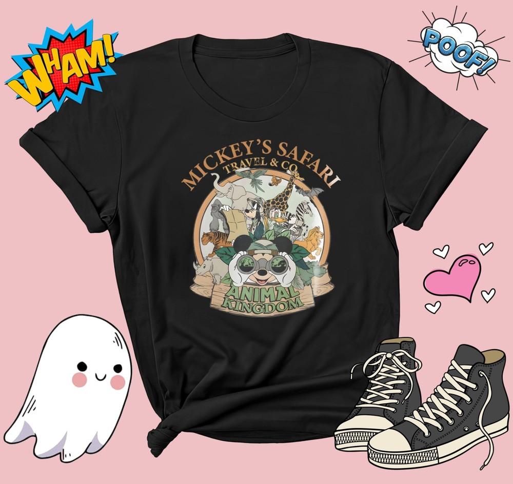 

Animal Kingdom Mickey Friends T-shirt T shirt Men Women Unisex Tshirt G662 M