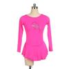 Girls Women Figure Skating Performance Dress Competition Costume Nylon Spandex Skirt Stage Outfit