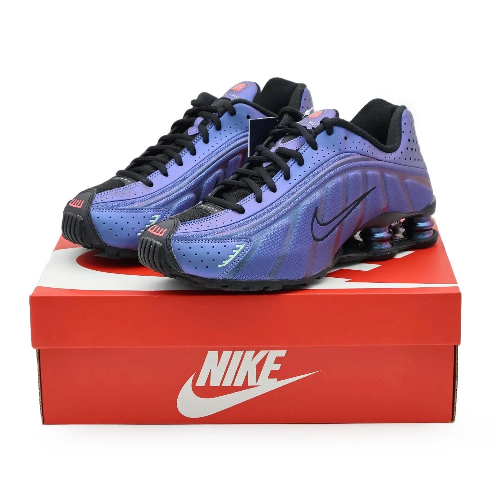 HQ3446-001 Nike Shox R4 Iridescent Purple (Men s) 10