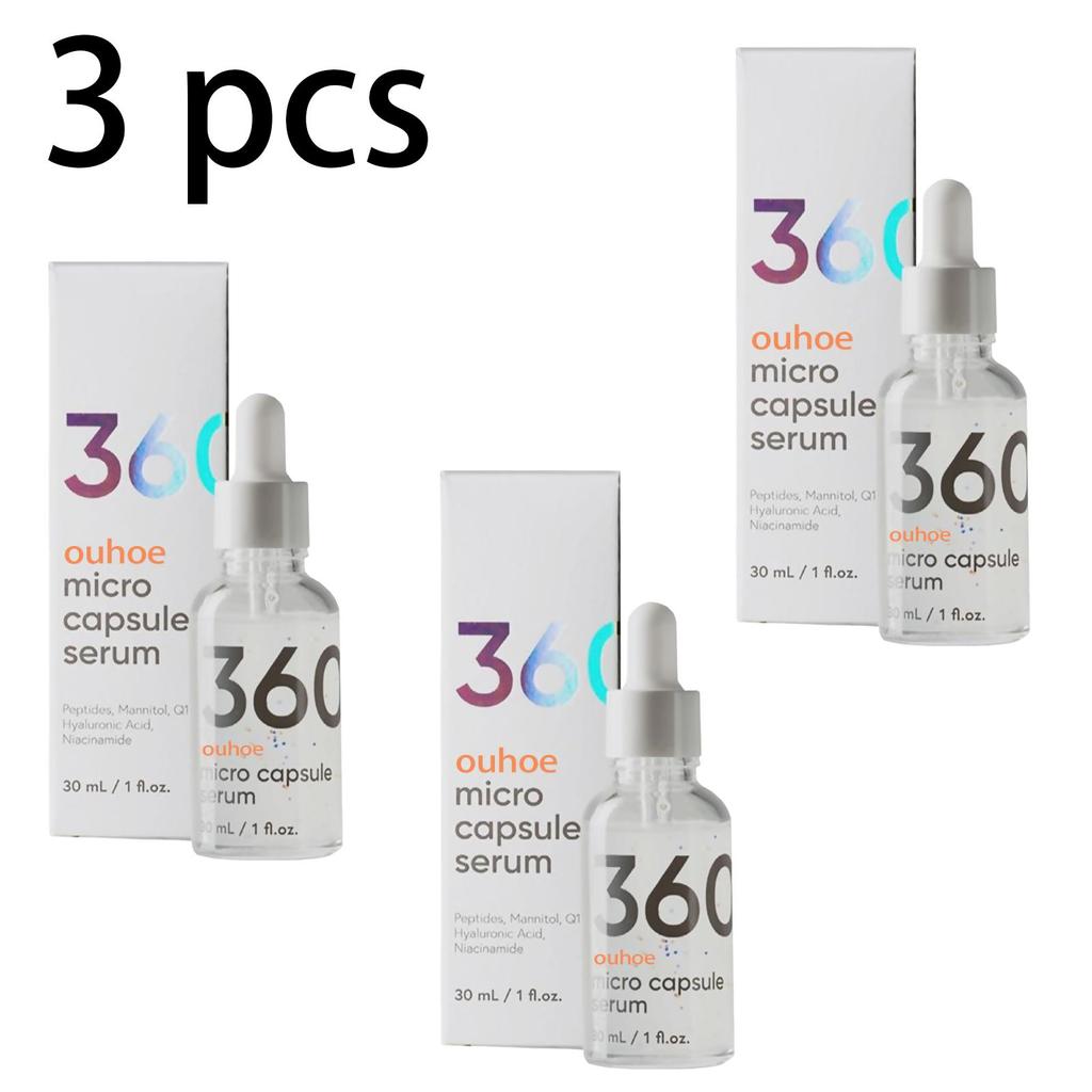 OUHOE Moisturizing Capsule Essence Hydrates and Moisturizes, Firms Neck Skin Wrinkles, Brightens Skin, Suitable for Face 30ml/box