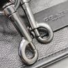 [Pre-Owned] Wyatt 20 Brand Logo Zipper Closure Coated Canvas Crossbody Bag Small - Excellent #1XH0MT6