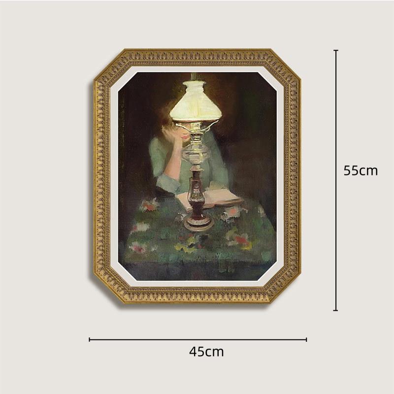 סט מסגרות תמונה וינטג צרפתי קופידון ציור דקורטיבי לסלון קישוט קיר רקע משולב תליון