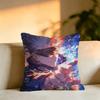 Hot Anime Character Satoru Gojoo Square DoubleSided printed Pillow Case Bedroom Bedside Pillow Sofa Cushion Cover