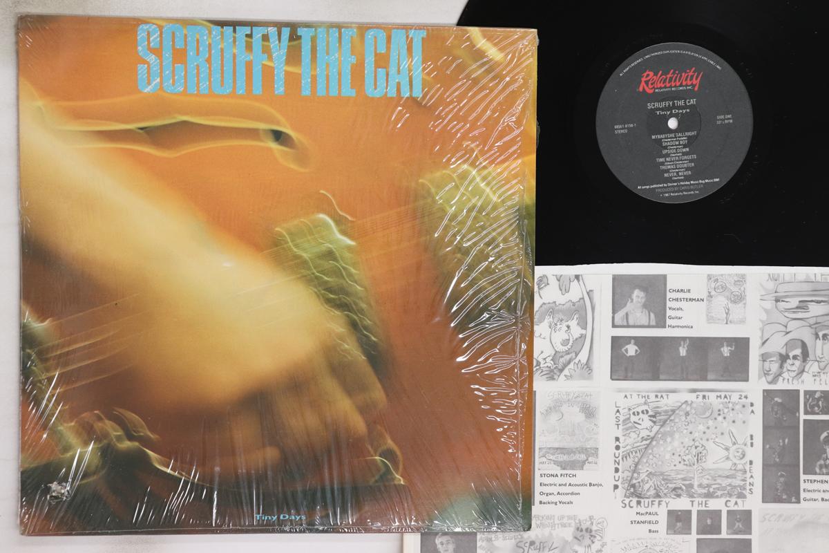 

LP Record SCRUFFY THE CAT - Tiny Days 8856181581 RELATIVITY 1987 US Rock Used