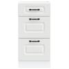 vidaXL Kitchen Base Cabinet Kalmar White Wood Composite