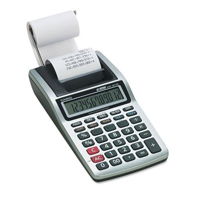 Casio Tiskárna Kalkulačka Praktický typ 12místný HR-8TM-GY-N