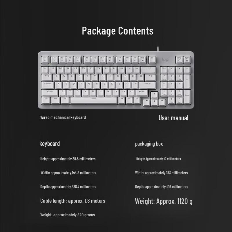 Logitech Lingyan K848 Gasket Custom Mechanical Keyboard