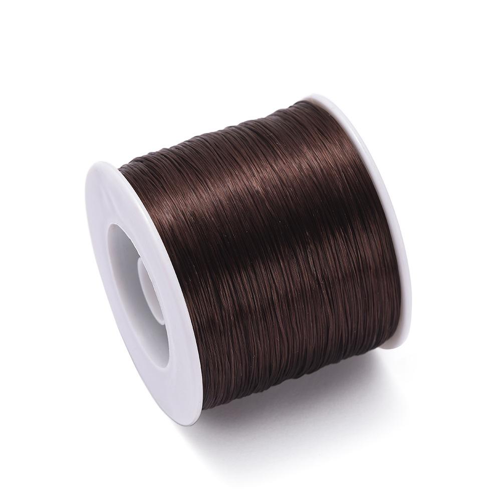 0.8mm Korean Imported Elastic Line, Flat Silk Elastic Line TPU Bead Elastic Line DIY Bracelet Necklace Beads
