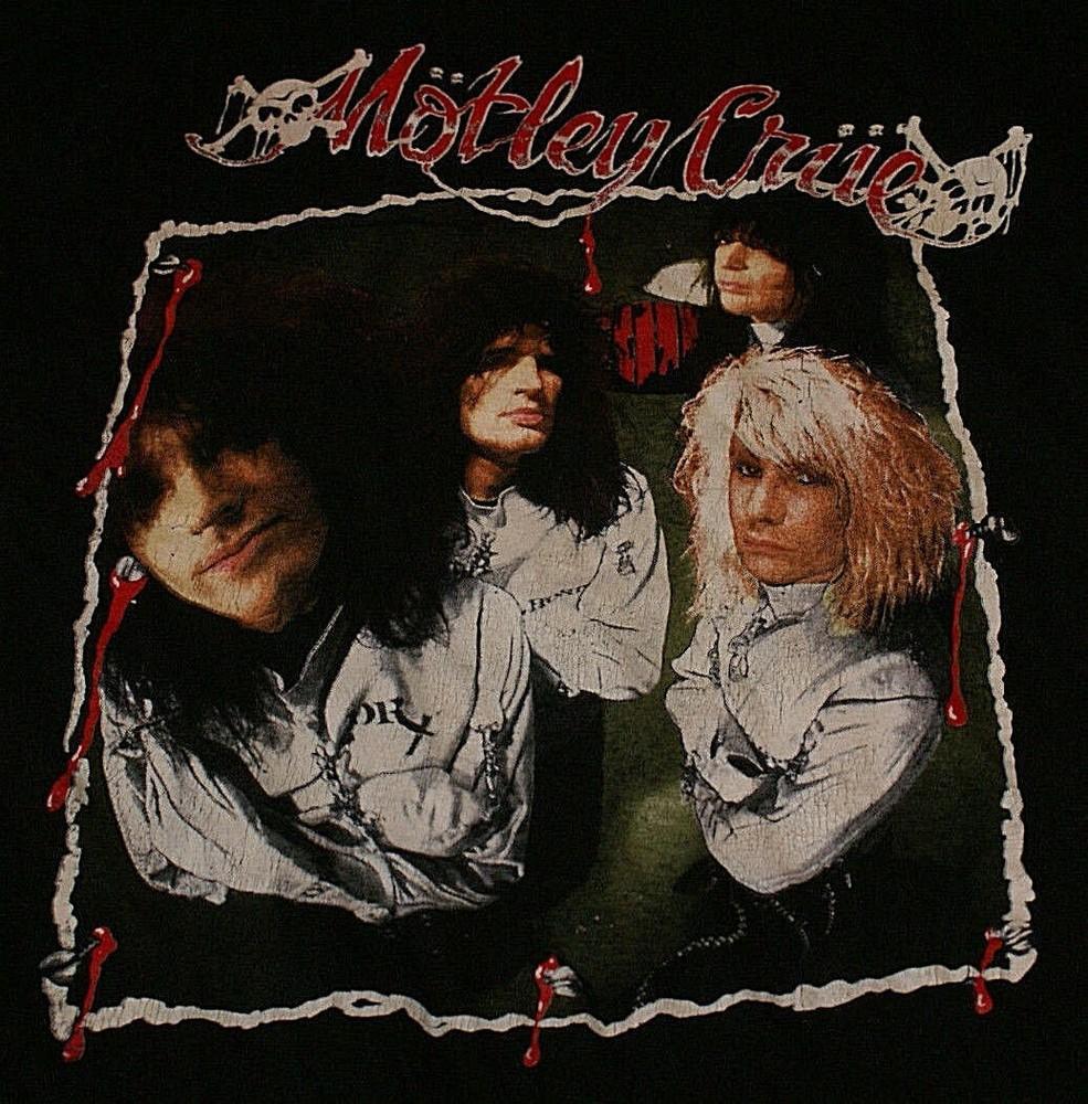 Футболка для взрослых группы Motley Crue Черная Унисекс Хлопок Все Размеры JJ4815 Унисекс Футболка XXXL