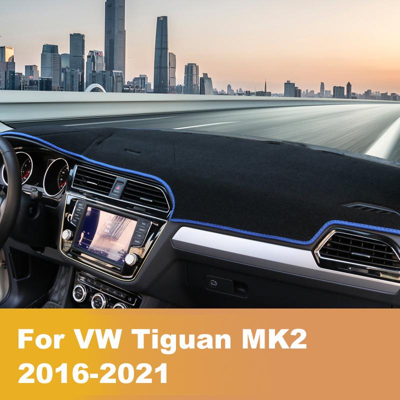 For Volkswagen VW Tiguan mk1 mk2 2009-2018     Car Dashboard Cover Shading Mat Sun Shade Pad Carpet Accessories