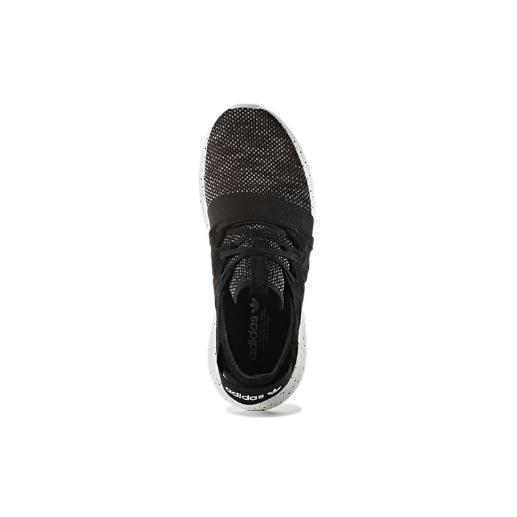 Adidas Originals Tubular Round Toe Lace-Up Durable Breathable Low-Top Lifestyle Shoes Women Sneaker Carbon-Black BB2064