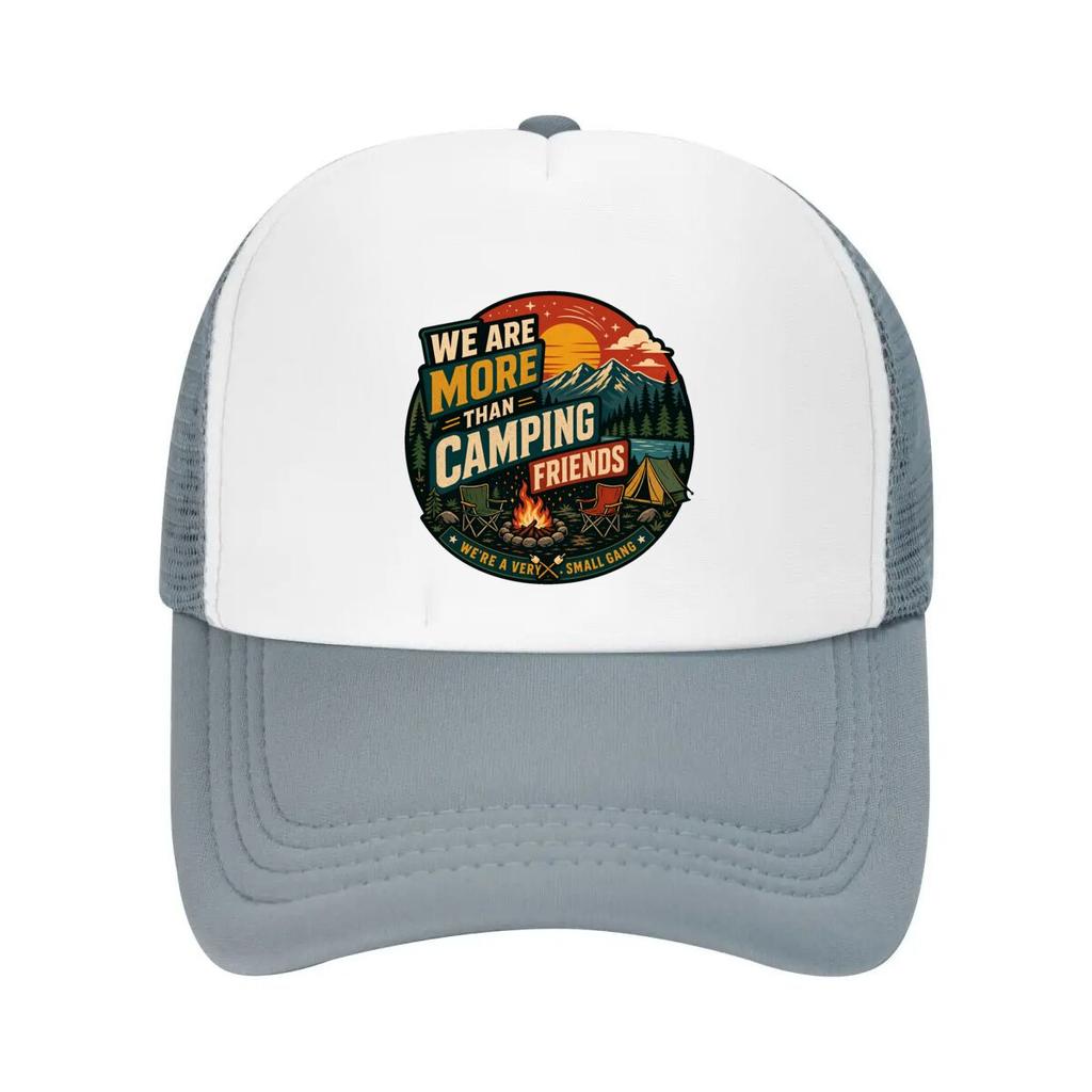 Retro Camping Friends Adventure Quot Mesh Baseball Cap Casual Hat Outdoor For Womens Unisex FeUnisex