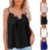Women Fashion Color Sexy Lace V-neck Camisole Vest Tank Top