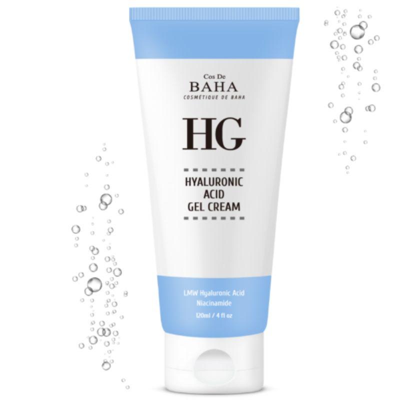 Cos De BAHA HG Hyaluronsäure-Komplex Squalan Panthenol Tiefenfeuchtigkeits-Gel-Creme 120ml