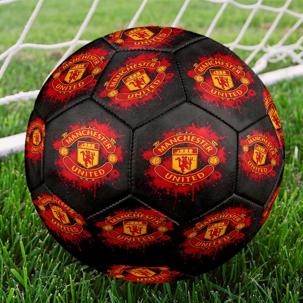 Football United F.C Print Size 5 Soccer Ball, Standard Match Football for Sports Game and Team Practice, Ideal Gift for Soccer Fans