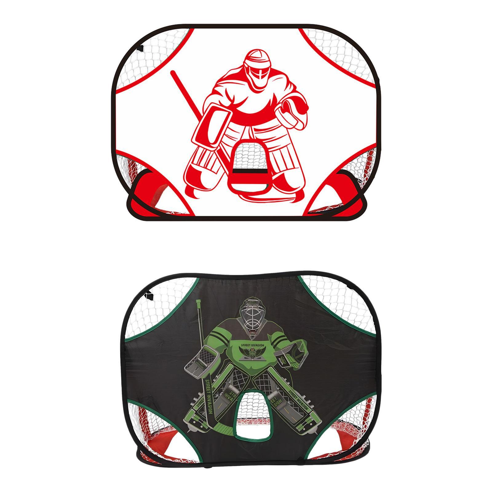 Bersaglio da Pratica per Porta da Hockey Rete da Allenamento Versatile per Baseball Hockey Sport Bambini Adulti Cortile Palestra Esercizi colore verde