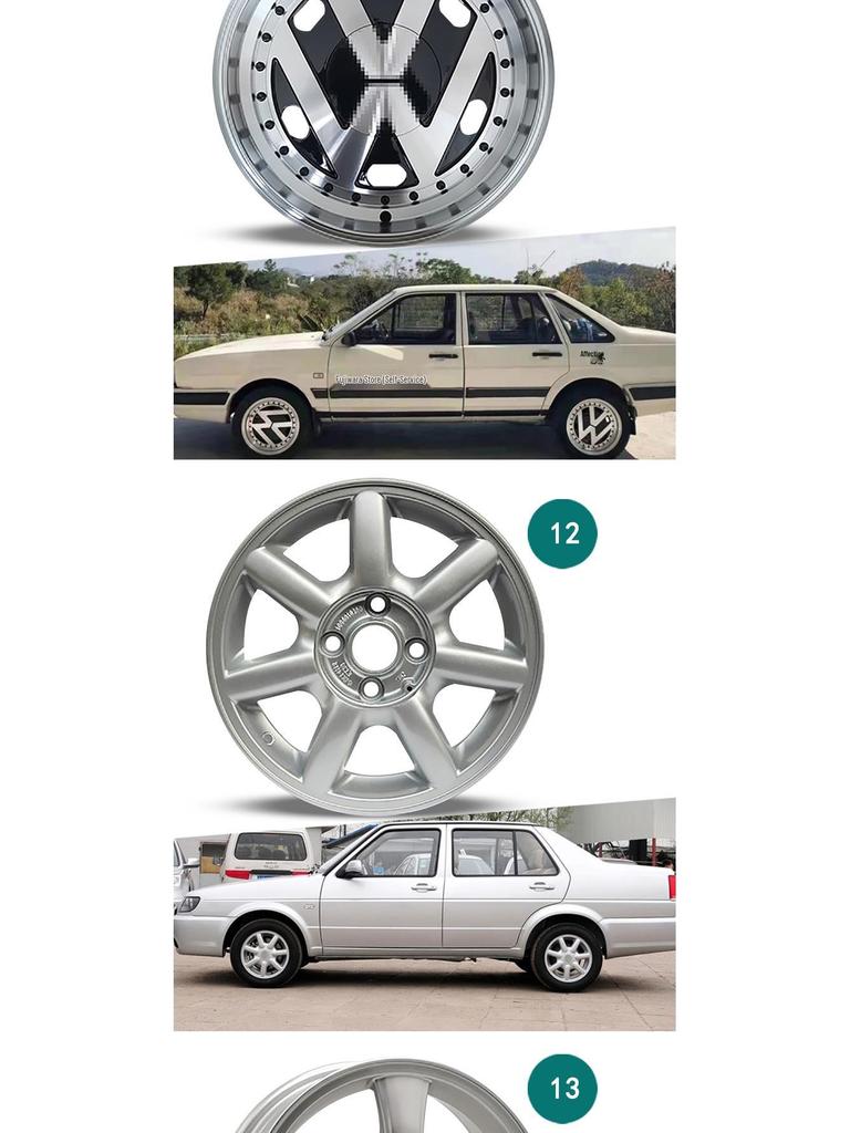 Volkswagen Santana & Jetta 14-16 Inch Alloy & Steel Wheels