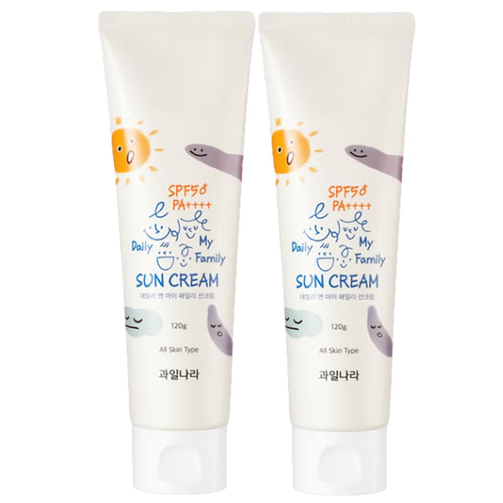 KWAILNARA Crème Solaire Quotidienne & Ma Famille 120g