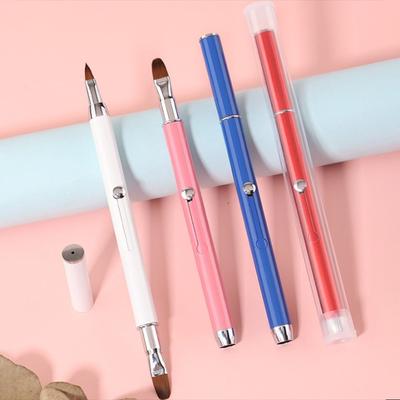 Single Lipstick Brush Retractable Concealer Brush Make Up Tools Double-headed Lip Brush  Beginner