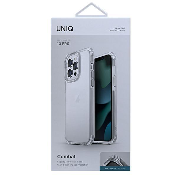 UNIQ Combat iPhone 13 Pro / 13 6.1" Case Transparent/crystal Clear