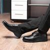 Police Leather Shoes Men And Women Business Formal Wear Leather Shoes Casual Breathable Single Shoes Security Duty Tooling Shoes