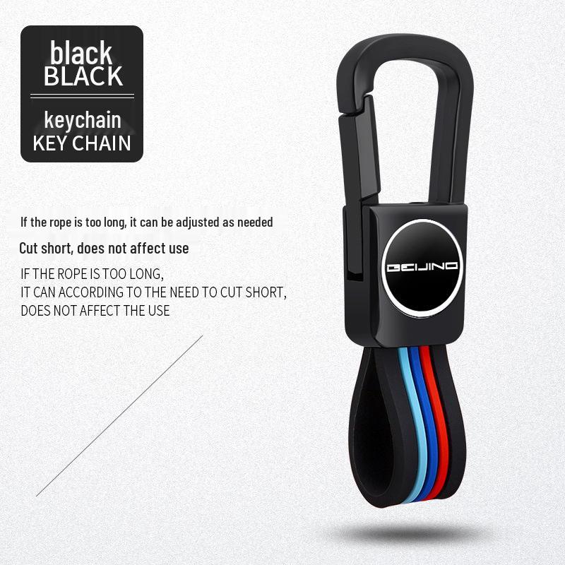 Metal Key Case for Beijing BJ20/BJ40plus/BJ40L/80 - Car Key Bag Shell with Buckle