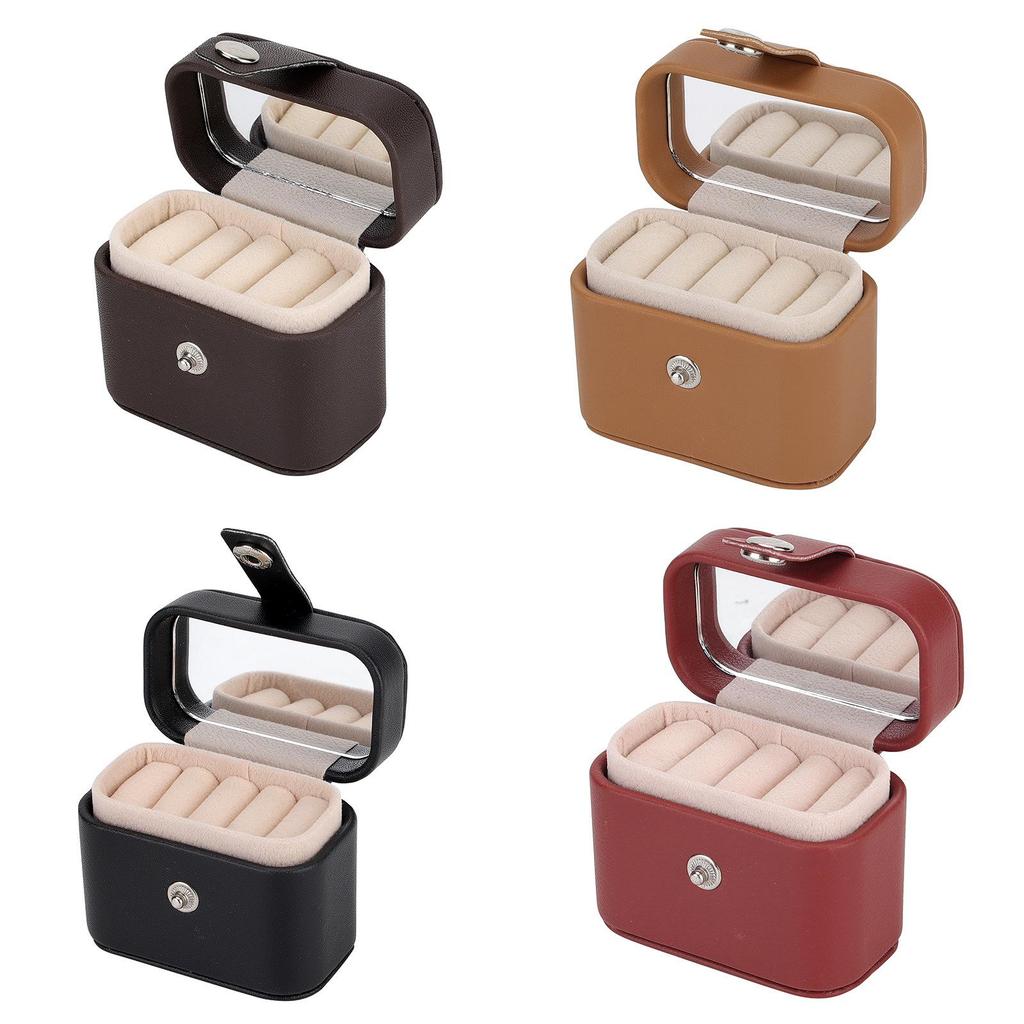 Jewelry Storage Box With Leather Material For Gift Travel Organizer