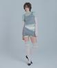 Peulaentigseobiseu Triple Layered Mini Skirt - Gray