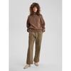 Knitted Lady'S Sweater Stand Collar Drop Shoulder Sleeves Loose Oversized Zippers Fluffy Pullover Autumn Casual Jumper