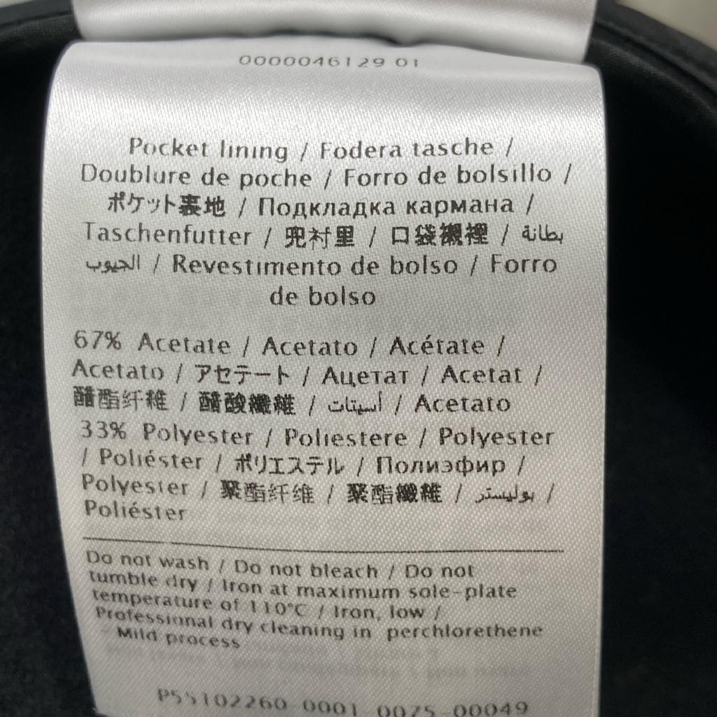 RED VALENTINO Black Wave Cut Double Breasted Poncho Coat coat 38 blackUsed