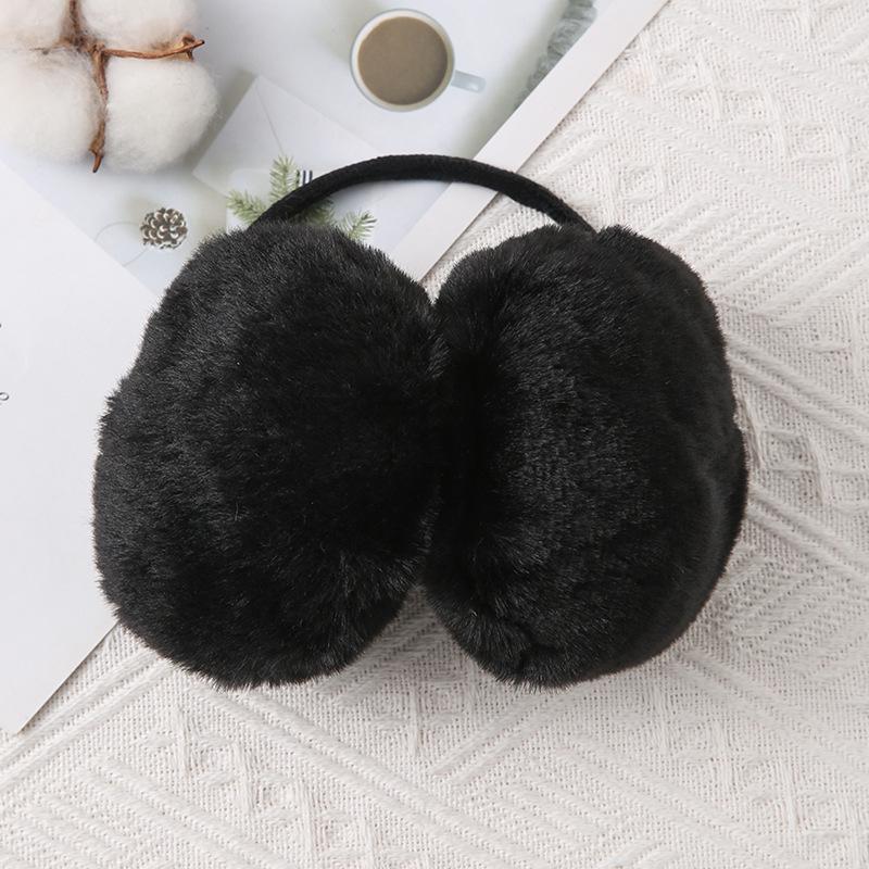 

Уютный молочный ухо-грелка: Милые, утепленные наушники для девочек Warm Earmuffs чёрный