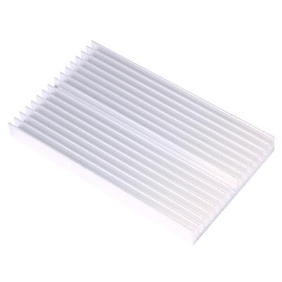 100*60*10mm DIY koeler aluminium roostervorm koellichaamchip voor IC LED-vermogenstransistor