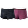 Anta Life Series Solid Color Mid-Rise Boxer Briefs 2-Pack Men Underwear Black Burgundy 992358981-1